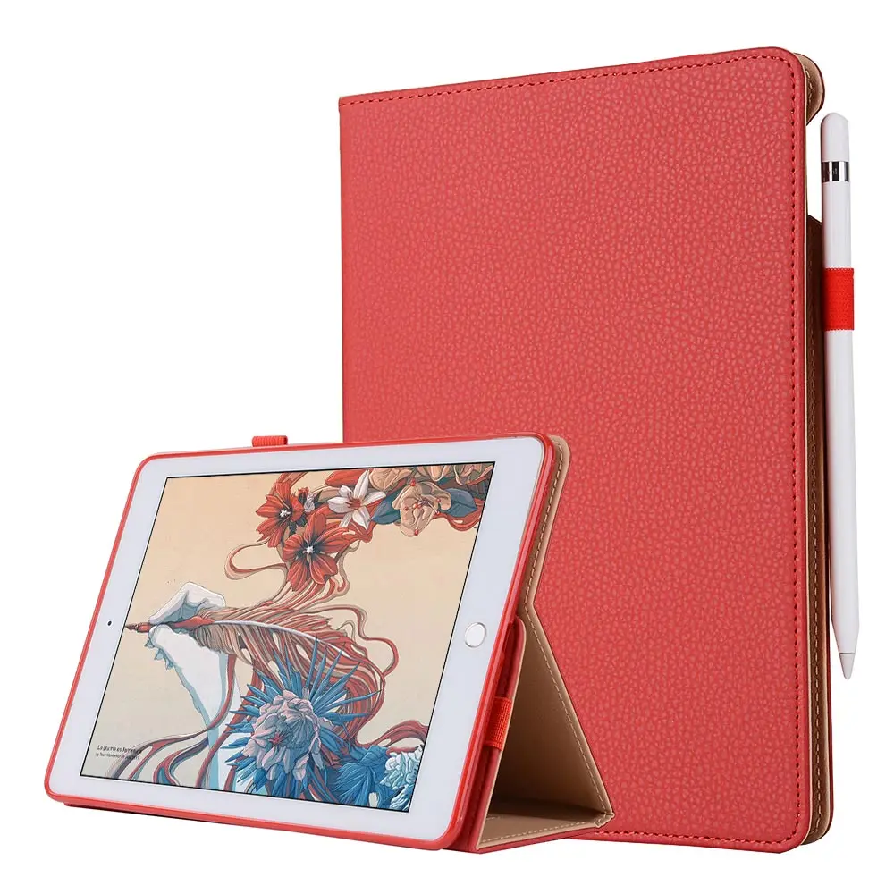 For iPad 9 7 2017 Snow Business Smart Tablet Case Cover High Quality PU Leather Folding