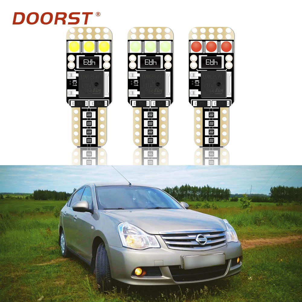100% Canbus T10 W5W светодиодный автомобильный габаритный фонарь для Nissan Almera 1 2 4 5 G11 B17 N16