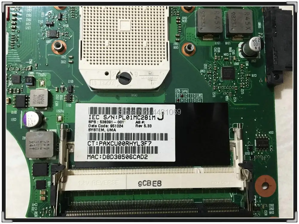 615 cq515 cq615 mainboard 100% completamente testado ok