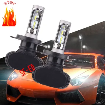 

2Pcs 9005 HB3 9006 HB4 H11 H4 H7 Led H1 Auto Car Headlight S1 N1 50W 8000LM 6000K Automobile Bulb All In One CSP Lumileds Lamp