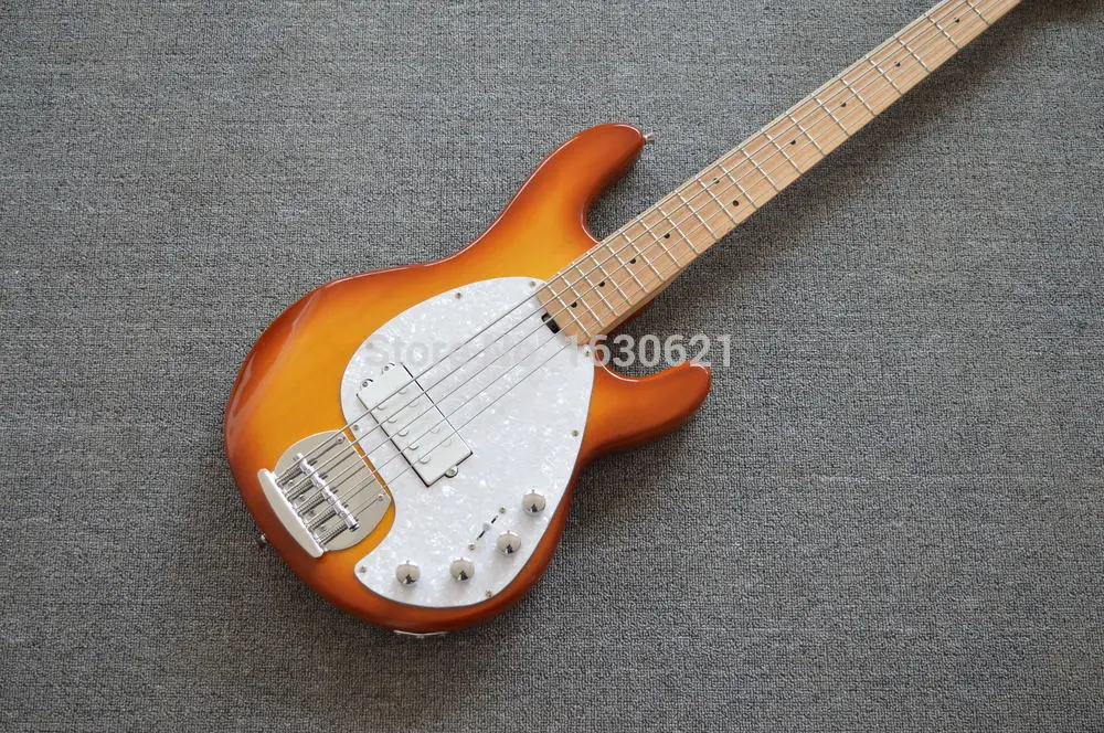 Новинка 2019 + завод 5 струн бас Музыка человек stingRay Sunburst электрический Musicman 9V