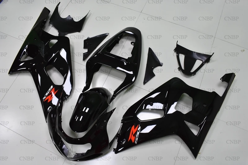 

GSXR 600 750 1000 01 00 Plastic Fairings GSXR 600 750 1000 2000 - 2003 K12 glossy Black 01 00 Fairings