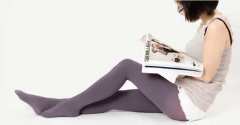 

Slender Slightly Pressed Warm Wool Loops Tights Belly In Carry Buttock Autumn Winter Medium Thick Velvet Women Pantyhose