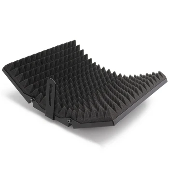 

Black Recording Microphone Wind Screen Board Sound-absorbing Cover Microphone Sound Insulation Screen Sound-proof Plate
