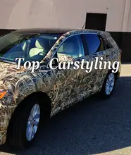1.52×10 Acabamento Fosco Novo Mossy Oak CAMO Vinyl Film Para envoltório Carro INTEIRO cobrindo com bolha de ar livre Grama Sombra camuflagem