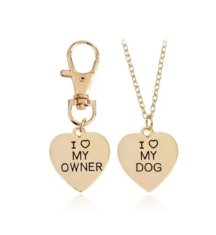 Love I LOVE MY DOG OWNER Pet Dog Cat подвесные бирки и украшение для ожерелья |