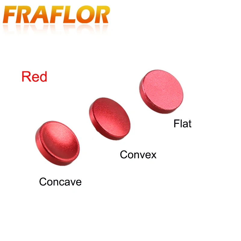 

Universal Aluminium Alloy 3pcs/lot Red Concave/Convex/Flat Camera Soft Shutter Camera Release Button Set for Camera Accessories