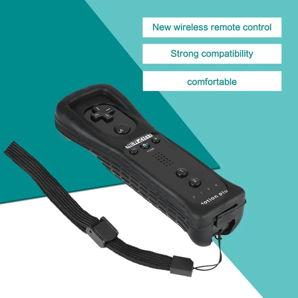 

Left Right hand Gamepads Right handle Built-in Accelerator for Wii Controller Controle with Protective Silicone Case