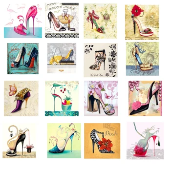 

Diy 5d Diamond Painting Butterfly High Heels Needlework Diamond Embroidery Resinstone Cat Shoe Mosaic Cross Stitch Flower Decor
