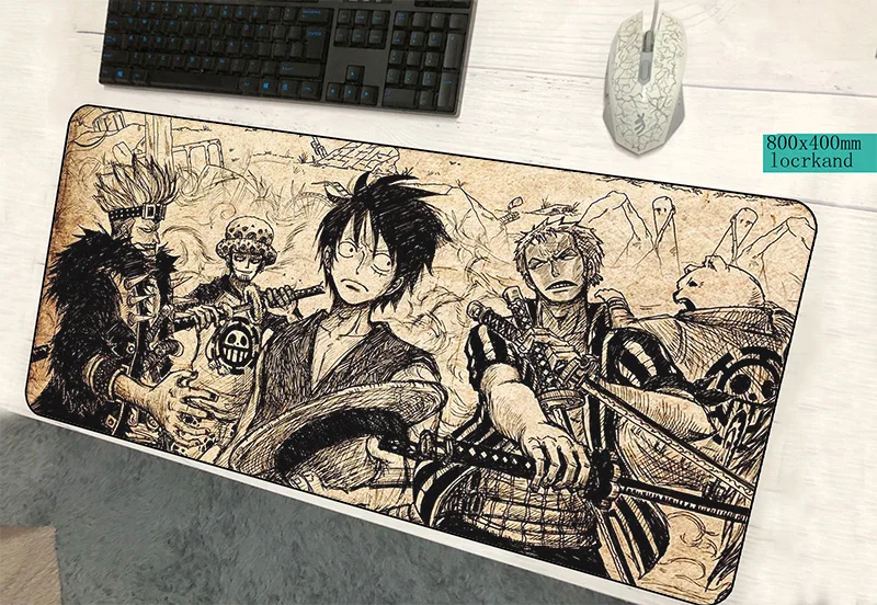 One Piece mouse pads 800x400x3mm pad to mouse notbook computer mousepad