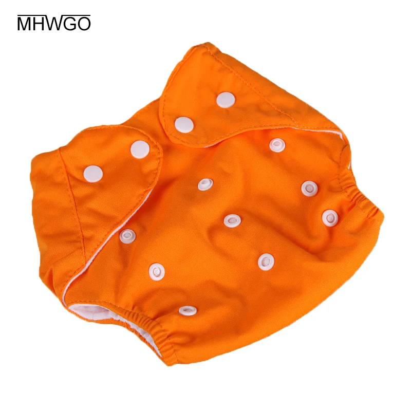 

MHWGO Summer Cotton Diapers For Newborns Reusable Nappies Adjustable Ecological Diapers Reusable fralda de pano couche lavable