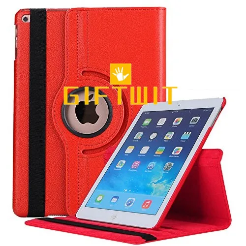 

For iPad Air Case, 360 Rotating Smart Stand Case Cover with Auto Sleep Wake Multi-Angle Viewing