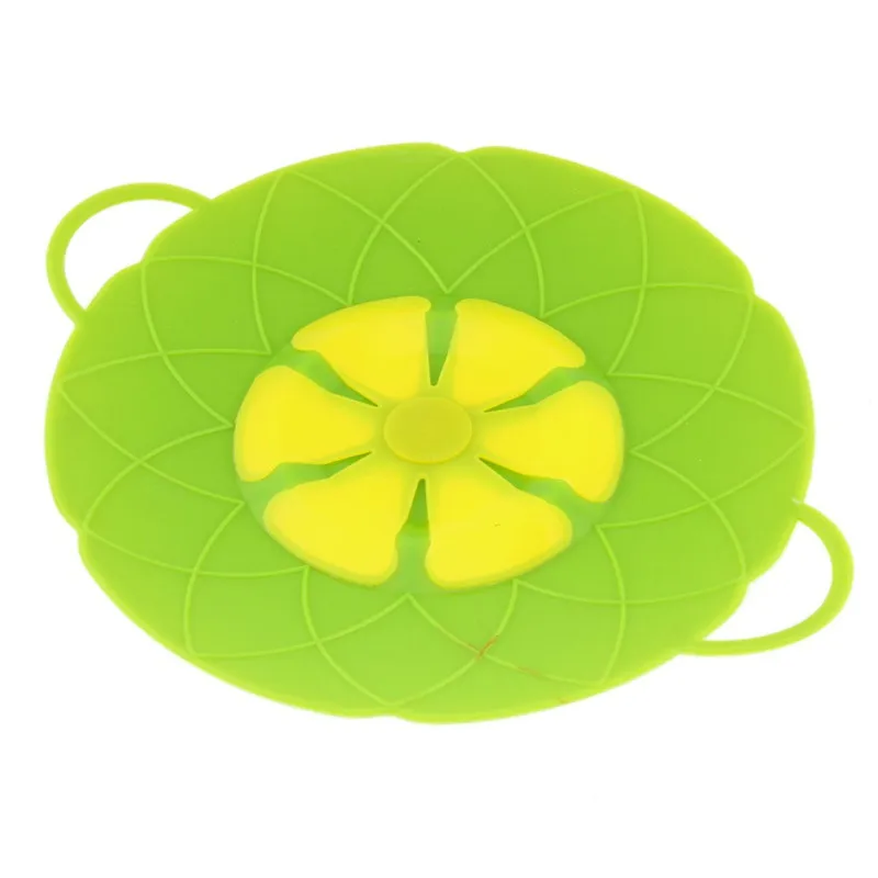 Cooking 3D Flower Silicone Lid Spill Stopper Anti-overflow splash Silicone Cover For Pot Pan Eco-Friendly Kitchen Tools 10"