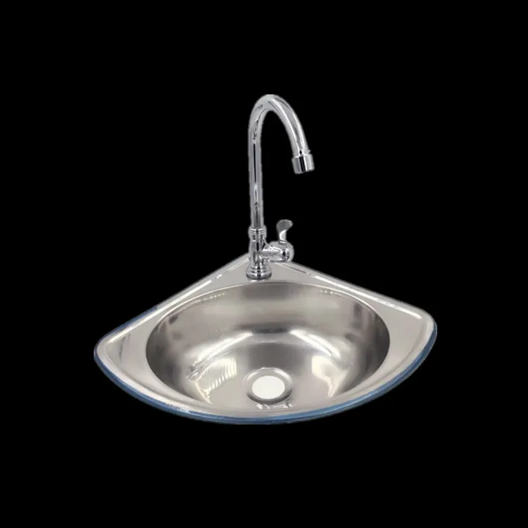 Us 39 28 Stainless Steel Triangle Basin Thickening Small Sink Ultra Small Angle Single Basin Basin Sink Bathroom Sink Sink Lu4281 In Kitchen Sinks