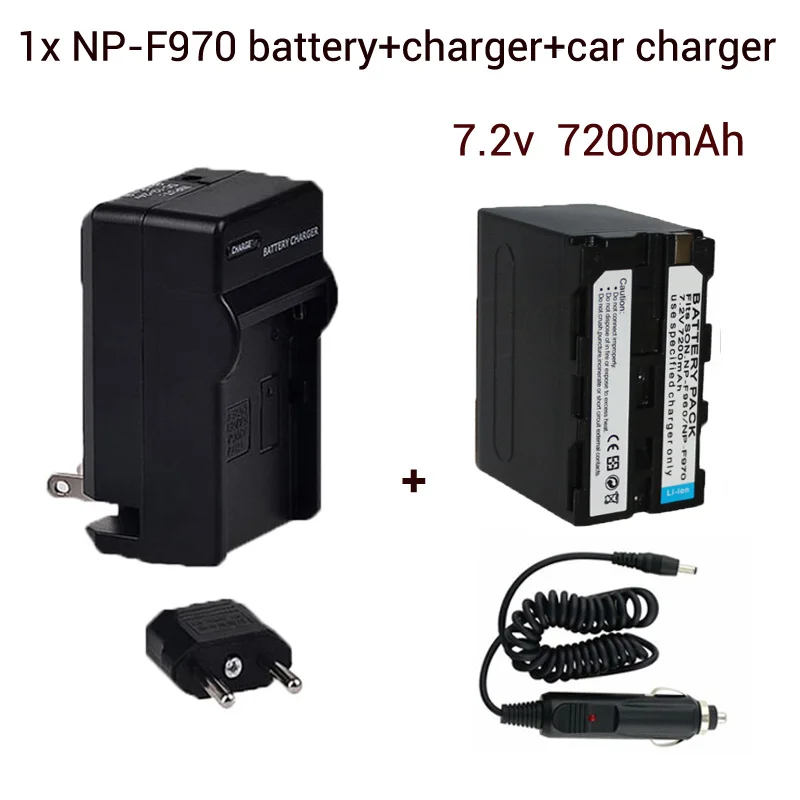   7200  np-f960 np-f970 f950 f750 f550  batteria  +    sony plm-100 ccd-trv35  