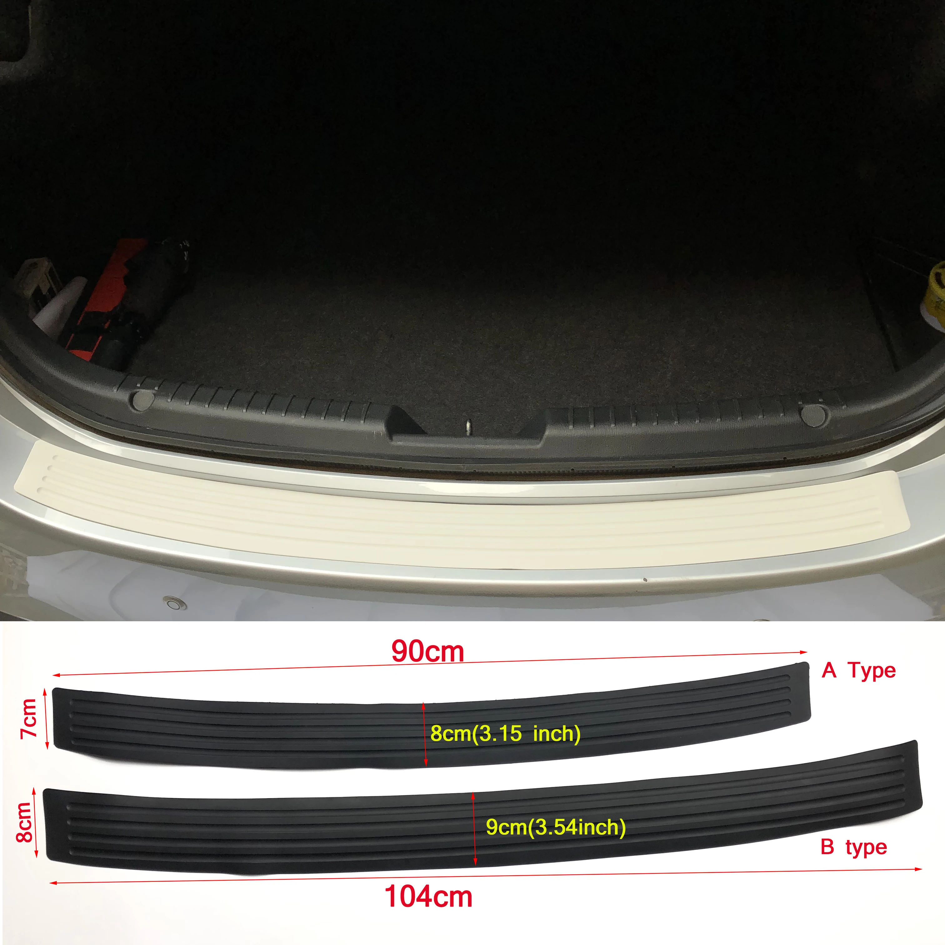 

Car Rear Bumper Protector Sticker Case For Alfa Romeo Giulia Stelvio MiTo Giulietta Tonale ALFA 4C Disco Volante Gloria