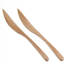 2шт ручной работы твердый деревянный каштан сыра масло соусы Рассекатель столовые приборы для сыра деревянная для сыра Ножи Кухонные гаджеты