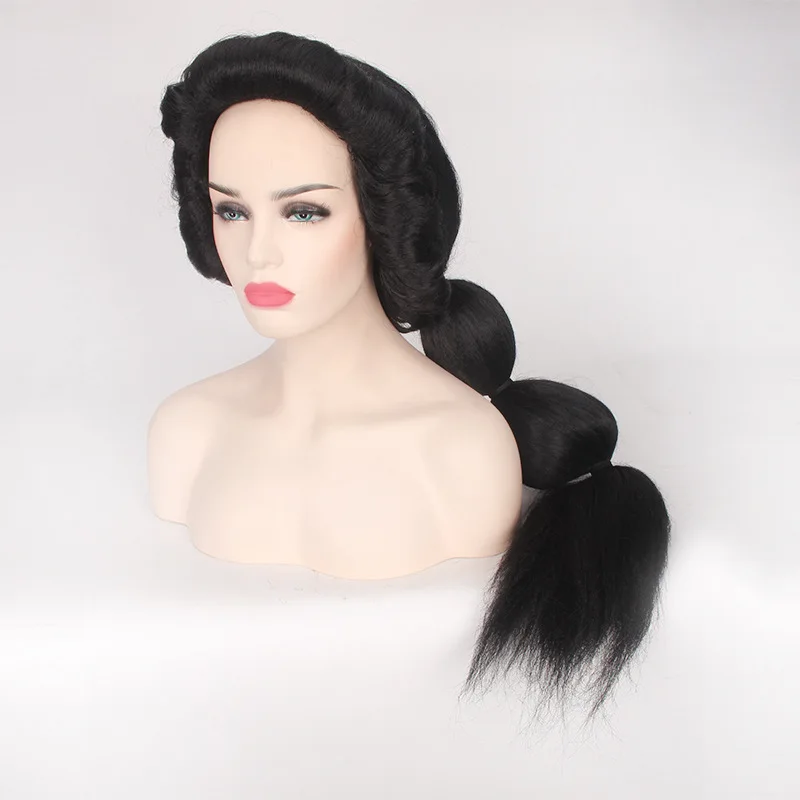 LIVA GIRL Movie Aladdin and the magic lamp Princess Jasmine Black Long wig Braid Role Play costumes LIVA GIRL Movie Aladdin and the magic lamp Princess Jasmine Black Long wig Braid Role Play costumes