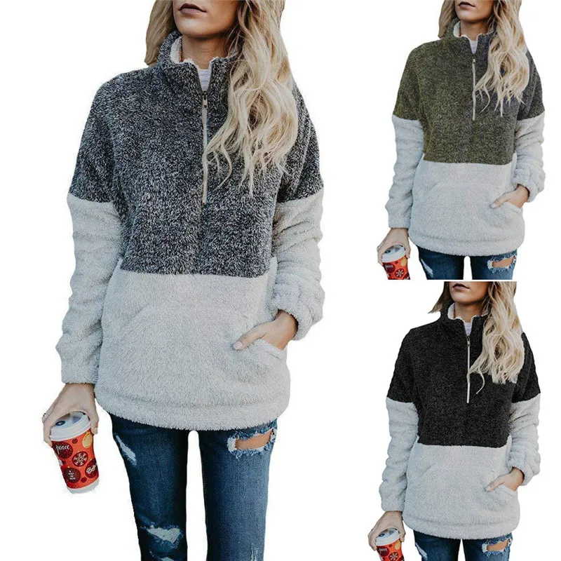 

HIRIGIN Newest Women Long Sleeve Thick Casual Sweater Jumper Pullover Outwear Autumn Winter Warm Tops