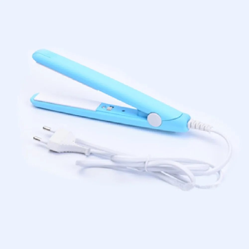 Hair Mini Straightening Irons 220V Hairs Flat Iron Curling With EU Plug Adapter Salon Styling Tools Straightener Hair Mini Straightening Irons 220V Hairs Flat Iron Curling With EU Plug Adapter Salon Styling Tools Straightener