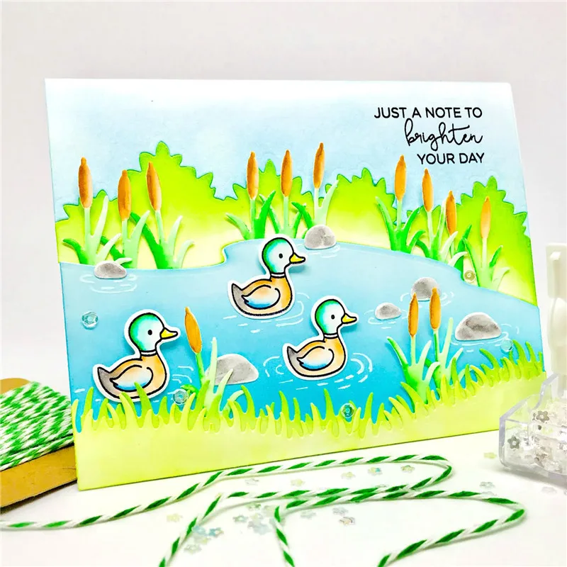 

Fishing Kids and Duck Metal Cutting Dies New 2019 Craft Dies Scrapbooking Card Making Album Embossing Stencil Die Cut