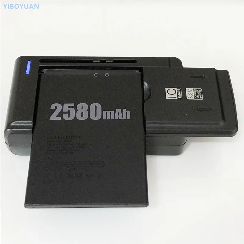 

3.8V 2580mAh BAT17582580 For DOOGEE X20 / X20L Battery + YIBOYUAN SS-C1 Universal Charger