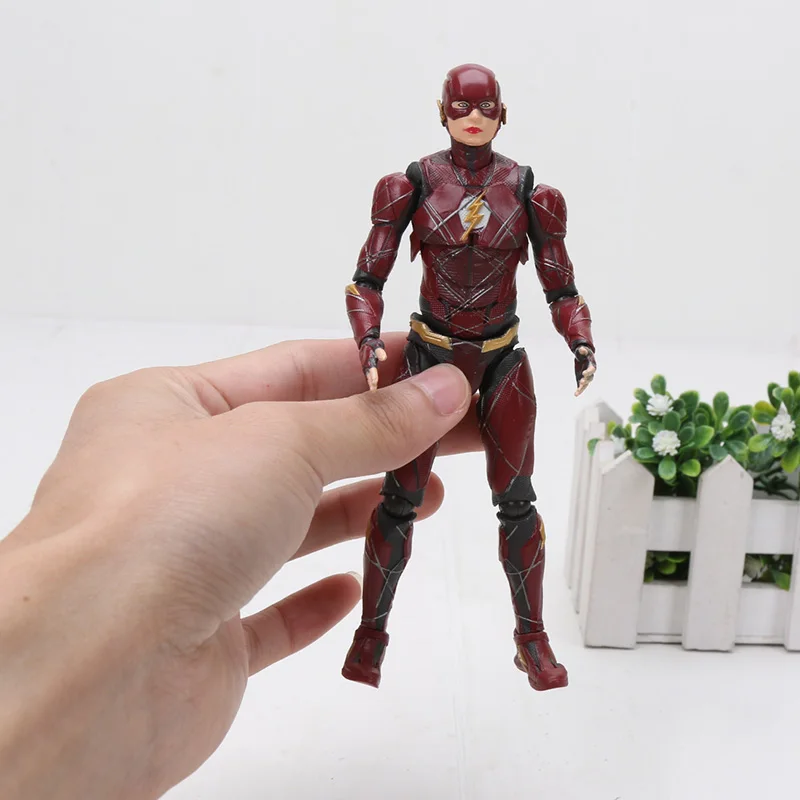 15cm Marvel the avengers Figures SuperHeroes Toy SHFiguarts The Flash  Justice League Action Figure Model Toys Collection Gift