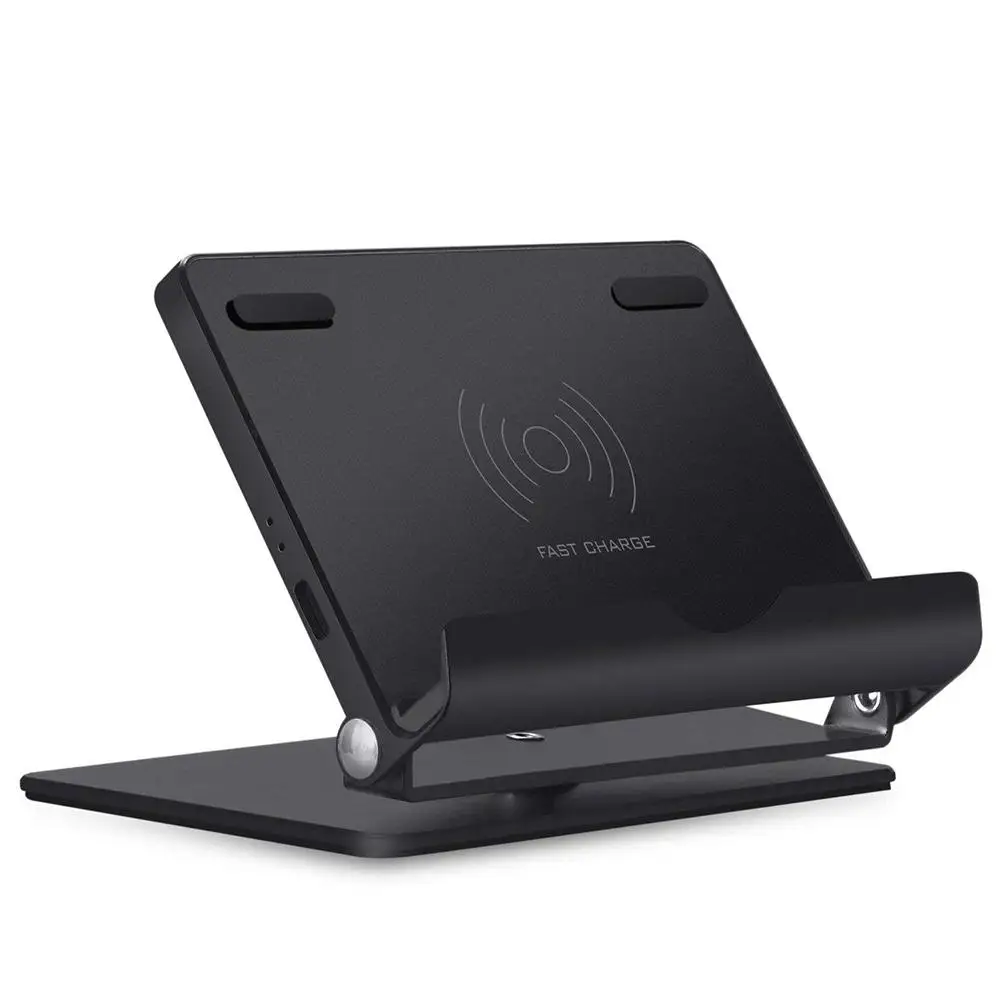 Buy New Fast QI Wireless Charger Stand Aluminum Multi