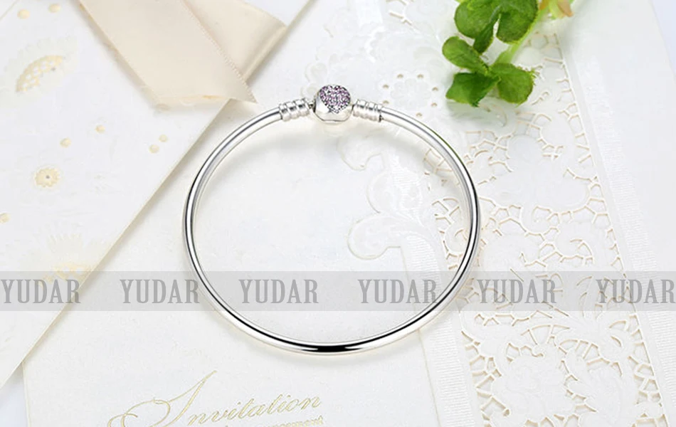 yudar-925-sterling-silver-DIY-bangle-bracelet-for-beads-pave-cz-heart-design-YDS-1019-5