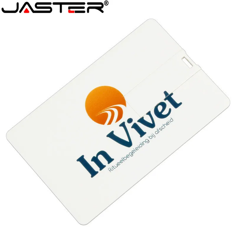 Кредитная карта с логотипом JASTER usb 2 0 4 ГБ 8 16 ГБ|USB флэш-накопители| |