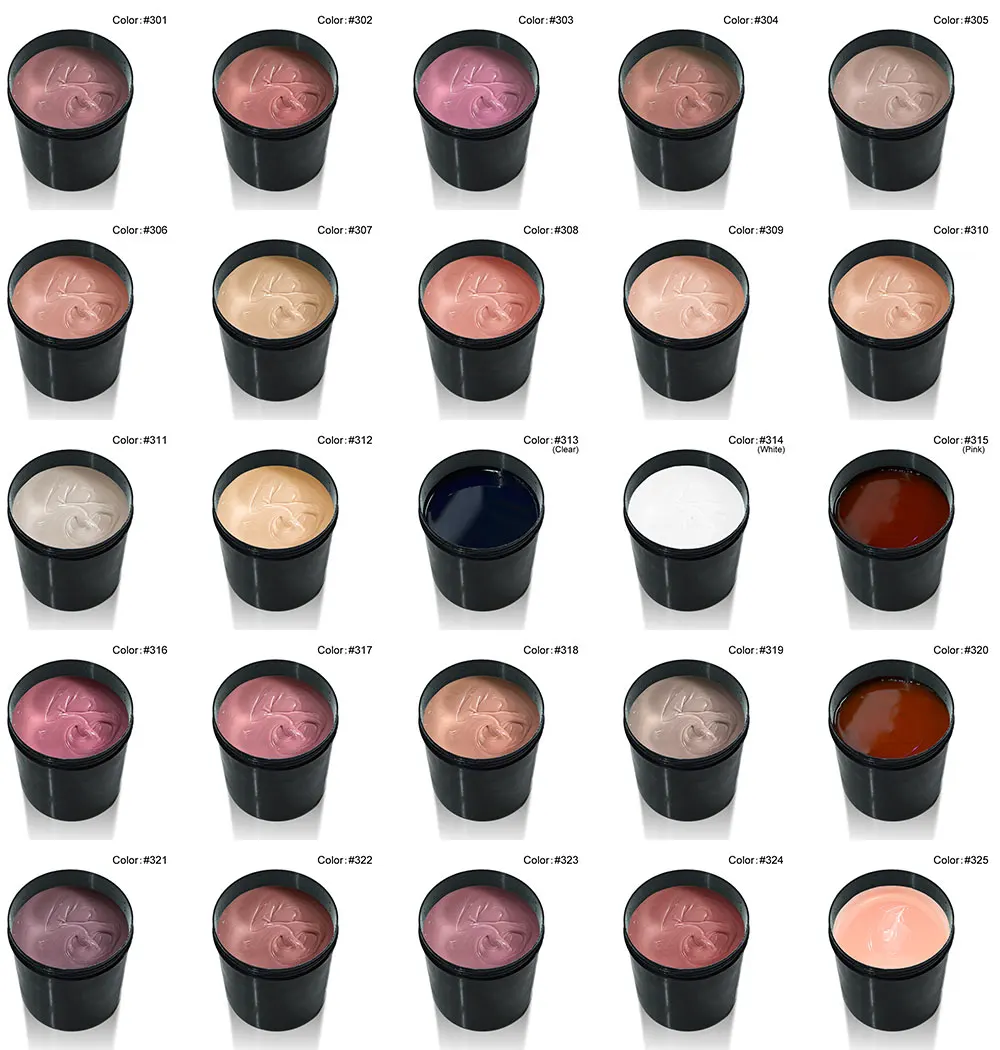 Ceny #801 CANNI 1KG silny żel odbudowujący rozszerzenie francuski biały 25 kolorów Soak Off UV przezroczysty żel odbudowujący