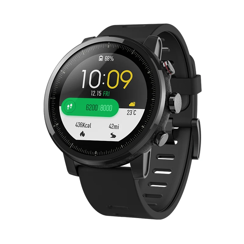 Оригинальные Смарт-часы Huami AMAZFIT Stratos Pace 2, спортивные часы, чип, gps, Bluetooth, 4,2, 50 м, водонепроницаемые Смарт-часы