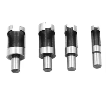 

4pcs Carbon steel cork cutter/cork drill/woodworking bit/barrel mortise drill with round handle reaming bit