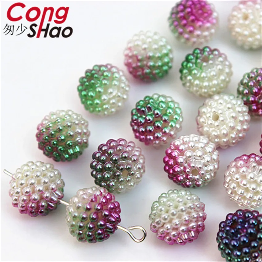 100 шт. двухцветные бусины для одежды 11 мм|bead bracelet|beads beadsbeads for bracelets |