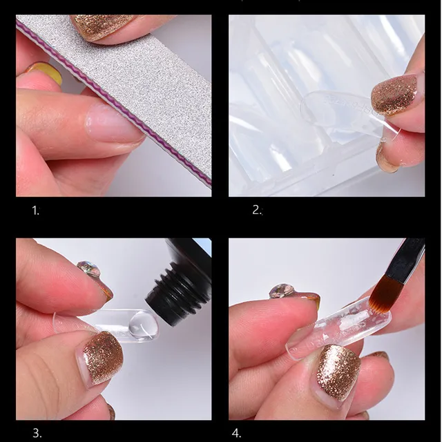 1pc Pink Nail Gel Tips Extension Camouflage Builder Lack Glue 1pc Pink Nail Gel Tips Extension Camouflage Builder Lack Glue Transpa Uv