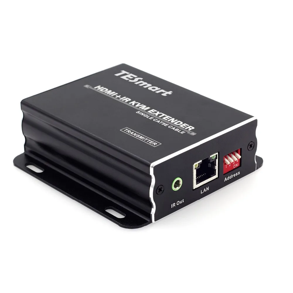 TESmart IP сетевой KVM удлинитель высокого качества 120 м USB HDMI IR KVM удлинитель CAT5e/6 TCP/IP (1 удлинитель TX + 1 удлинитель RX)