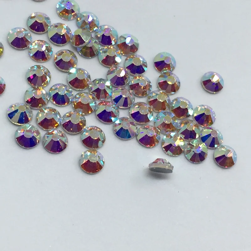 

1440pcs SS20 AB Crystals Stones Iron on FlatBack Hot Fix Strass Crystal Hotfix Rhinestones 20ss for Jewelry Accessories Clear AB