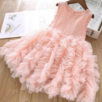 

2020 Summer Girls Dresses Baby Girl Tutu Dress for Birthday Dress Everyday life Children's wear Girl clothes