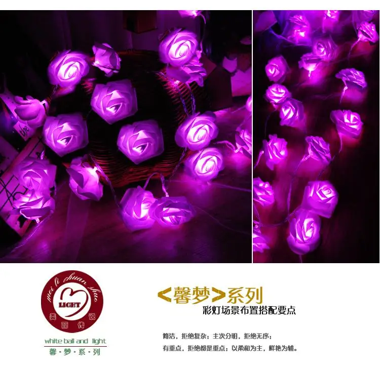 Luzes de Fadas Luzes da Corda Decoração ao ar Bateria Operado Guirlande Lumineuse Levou 10 m 80 Piscando Rosa Natal Quarto Casamento Livre 9 guirlande lumineuse
