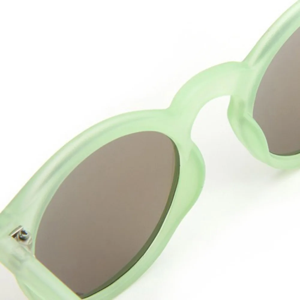 Винтажные круглые солнцезащитные очки, легкие цветные солнцезащитные очки в оправе с защитой от уф400 лучей