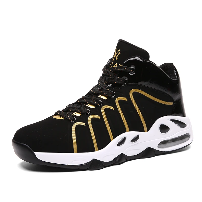 

2018 Autumn New Style Air Sole Man Running Shoes Adults Outdoor Sneakers for Men Sport Shoes for Teenage Boys PU Leather Trainer