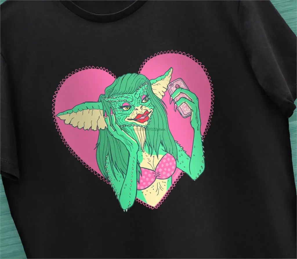 

Greta The Gremlin 80s horror girl tribute t-shirt men t shirt