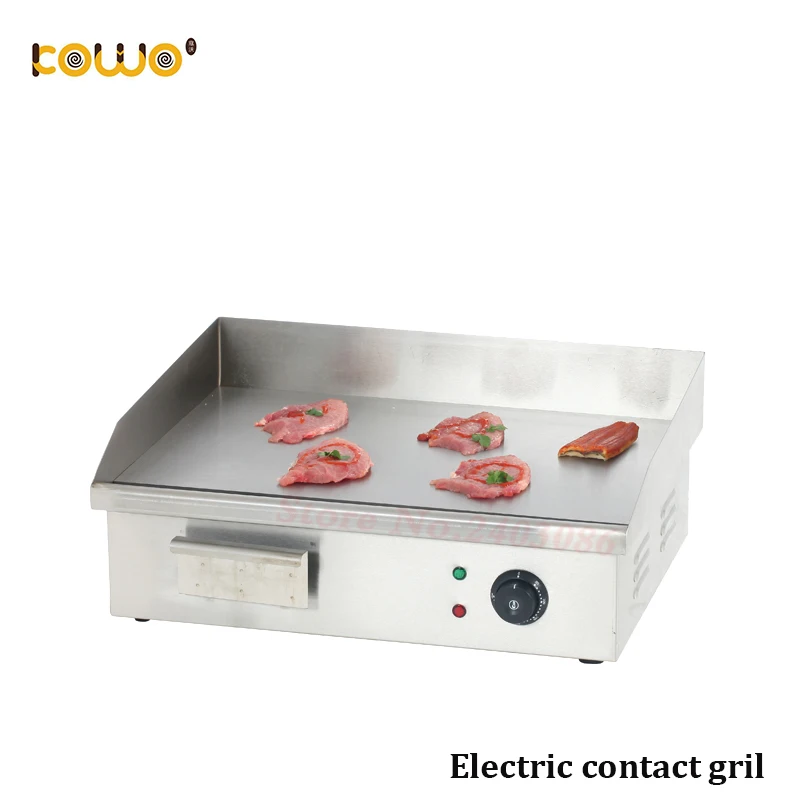 

ce 3kw electric flat plate contact grill (550x420x220mm)