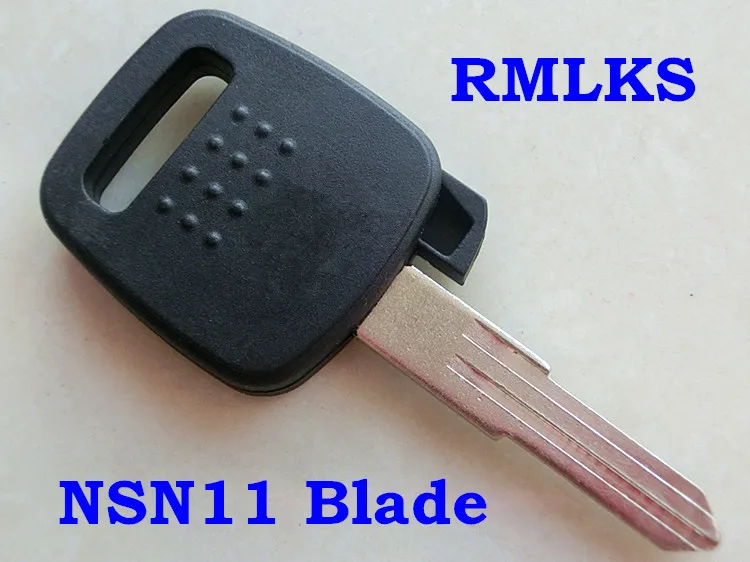 

RMLKS Transponder Blank Key Shell Replacement Fit For NISSAN PATROL CUBE X-TRAIL MICRA PULSAR TIIDA NSN11/NSN14 Blade