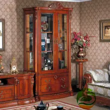 Wine cooler Classic wood wine cabinet Double doors