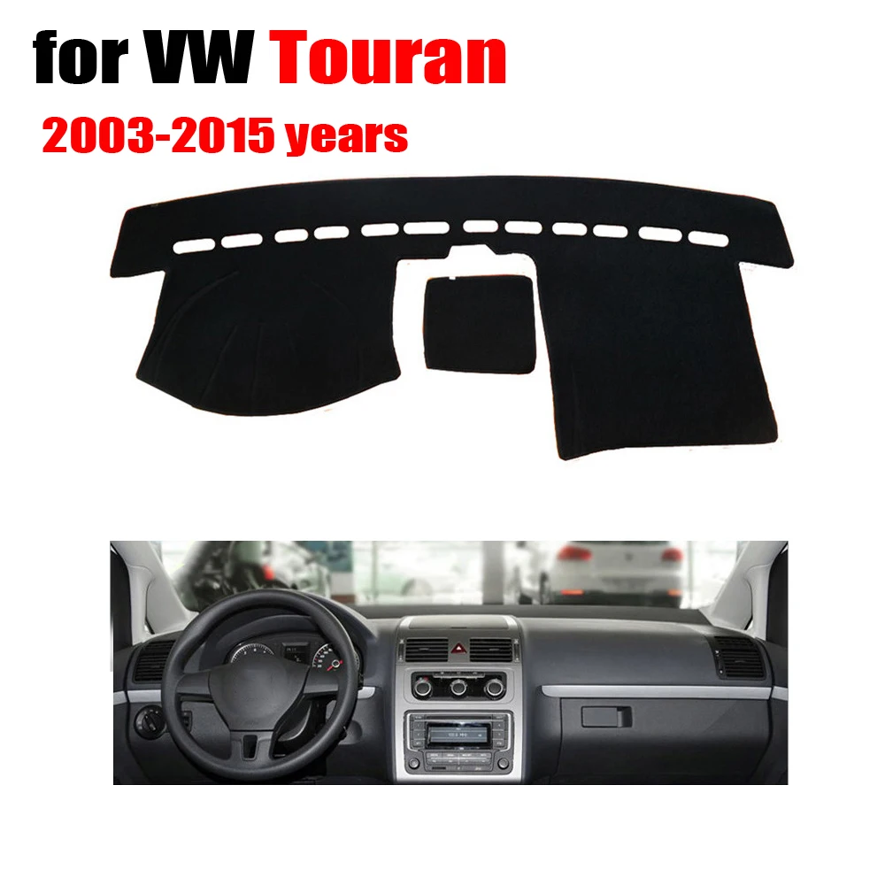 FUWAYDA чехлы на приборную панель автомобиля коврик для VOLKSWAGEN VW touran 2003-2015 лет dashmat pad