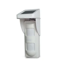 Solar Power 433MHZ outdoor waterproof motion pir alarm detector for home security alarm system pet immune