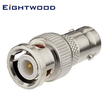 

Eightwood 20PCS Video Balun RF Adapter BNC Male to BNC Female Connector for Monitor CCTV Security Camera Aerial Antenna Cable