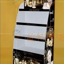 Всплывающий картонный стенд для тапочек, гофрированная бумажная мебель выставочный стенд для выставки