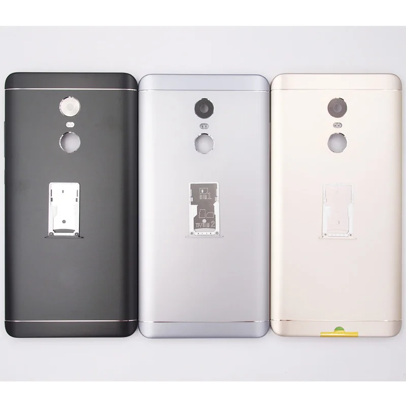 

BaanSam New 16GB 32GB Memory Battery Back Cover For Xiaomi Redmi NOTE 4X 5.5 Inch Housing Case With SIM Card Tray